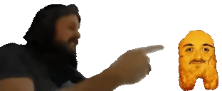 forsenMaldingAtNugget emote