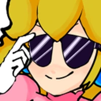 PeachCool emote