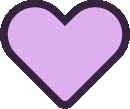 Lightpurpleheartgif emote