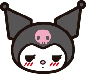 kuromi_blush emote