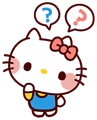 HelloKittyQuestion emote