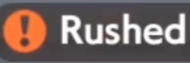 Rushed emote