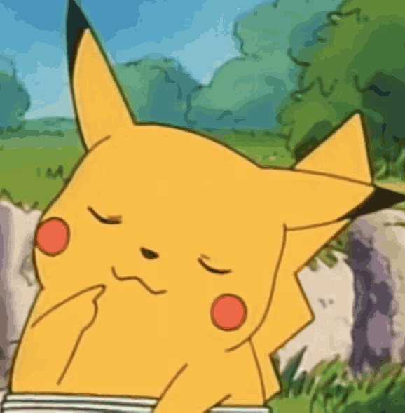 PikachuThinking emote