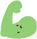 muscle_bean emote