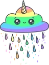 RainbowUnicornCloud emote