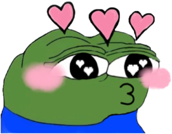 Peepokiss emote