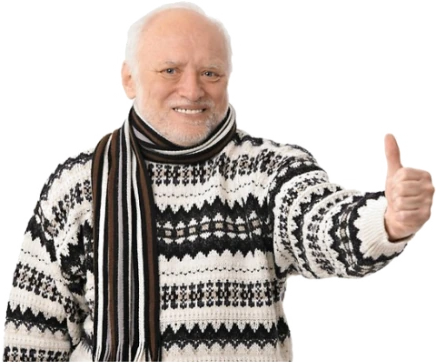 HaroldThumbsUp emote