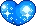 SparklyBlueHeart emoji