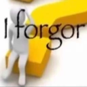 Forgor static emote