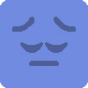 BlurplePensiveSquare emote