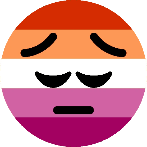 lesbian_pensive emote