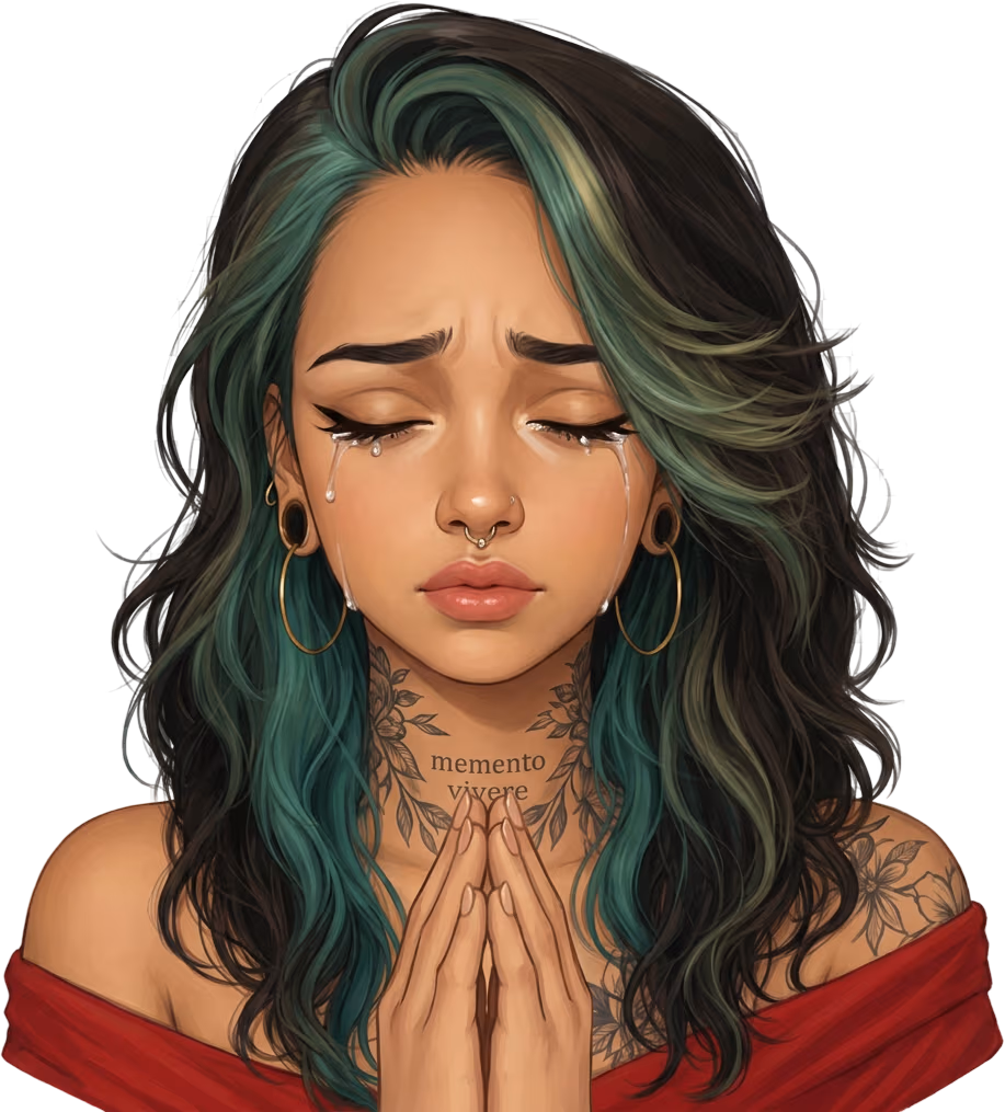 mona_pray sticker