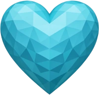 Normalblueheart emote