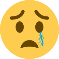 worryTearCry emote