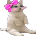 catsittingverycomfortablecute emote