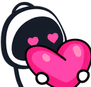 Robut_Heart emote