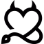 HeartDevilBlack emote