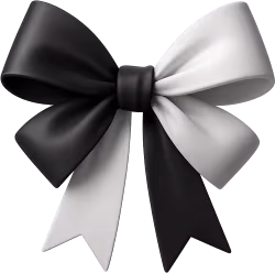 Blackwhitebow emote