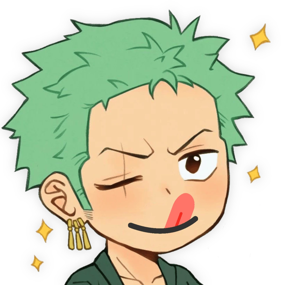 Zoro_ToungeLick emote