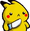 pikachuKnife emote