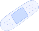 bandage_blue emote
