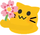 blobcat_flower emote