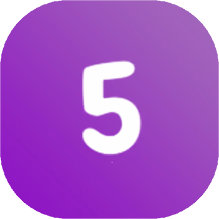 five_gradient emoji