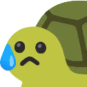 CEUDisappointedRelievedTurtle emote