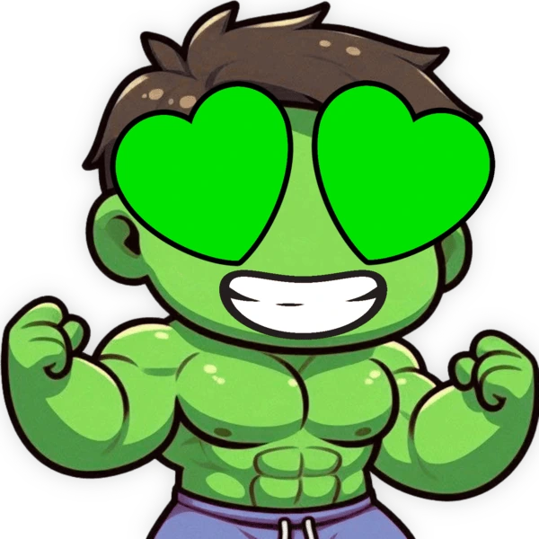Hulk_HeartGreen emote