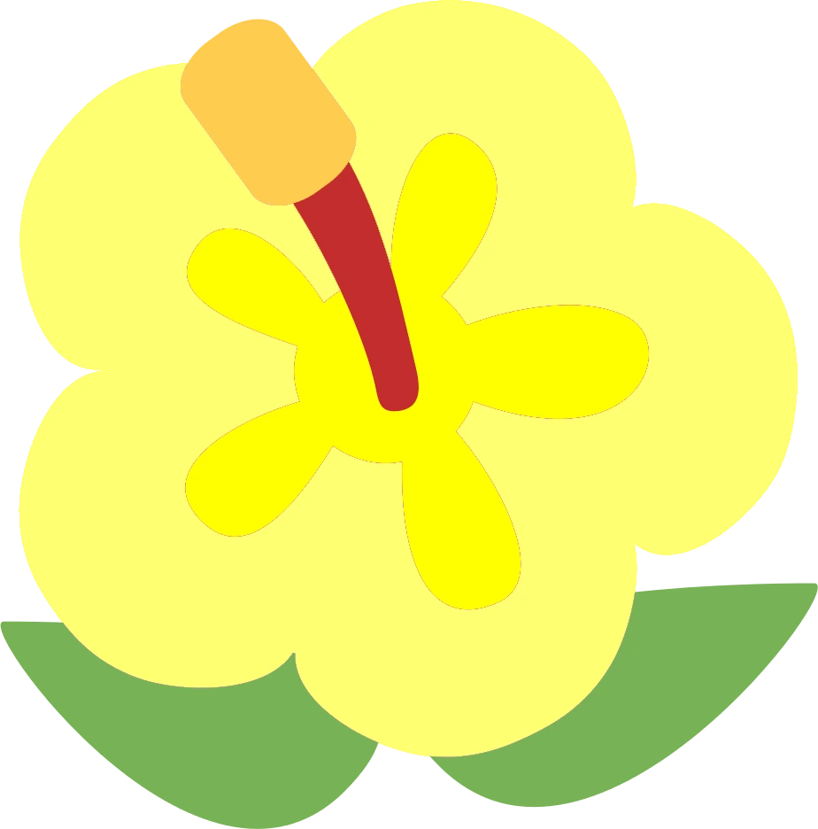 yellow_hibiscus emote