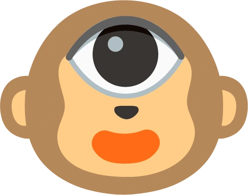 1_Eye_Monkey_Psychic sticker