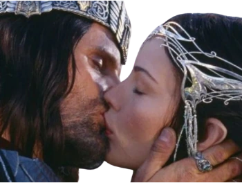 Aragornandarwenkiss emote