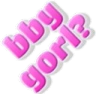 Bbygorl emote
