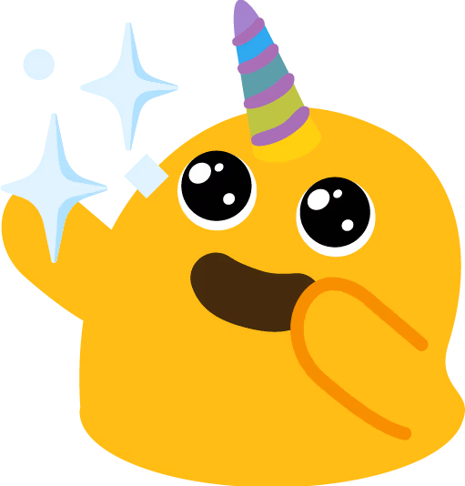 Unicornblob emote