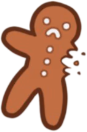 EatenGingerbreadMan emote