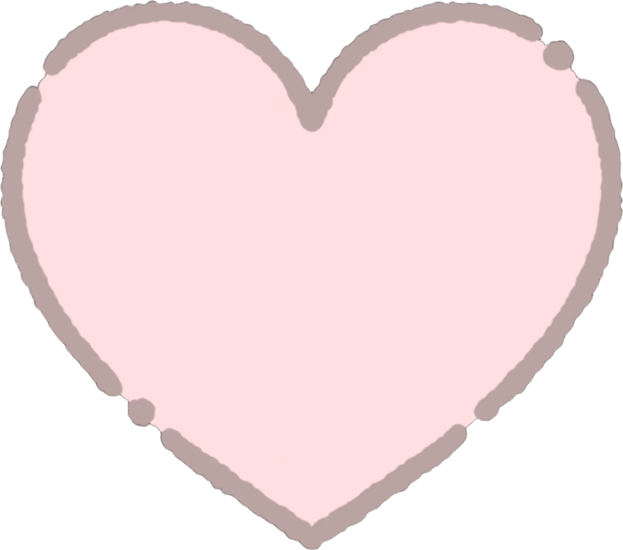 DoodleHeartPink emote