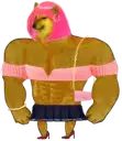 Buff_Lady_Cheems emote