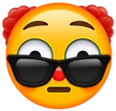clownflushedsunglasses emote