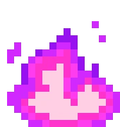 PixelPinkFire emote