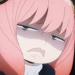 AnyaDisgust emote