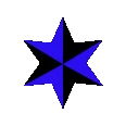 Hotblueblackstar emote