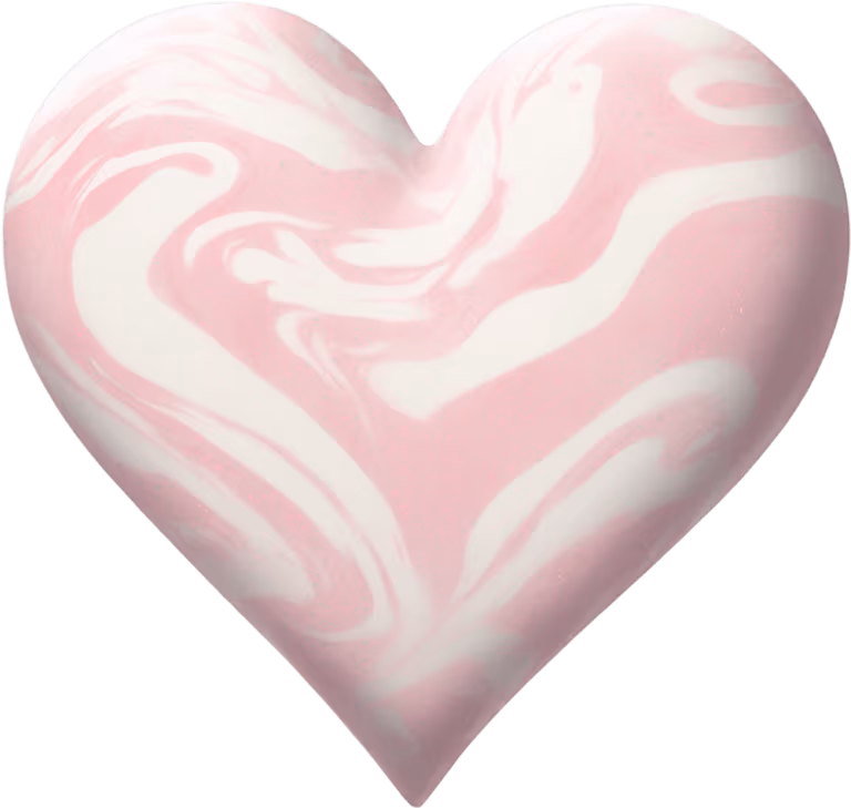 Lightwhitepinkheart emote