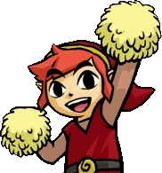 LinkCheerleaderRed emoji