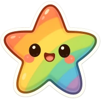 Rainbow_happy_star emote