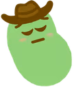 pensive_bean_cowboy emote