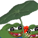 PepeLoveLeaf emote