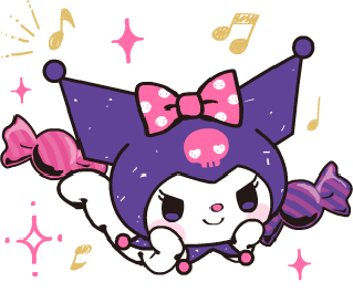 Kuromi_chill static emote