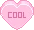CoolCandyHeart emote