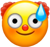 clownmildpanic emote