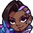Sombra emote